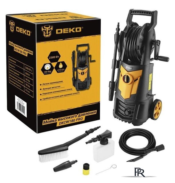 Мойка высокого давления Deko DKCW180 PRO 083-2027 - Изображение №1 — Интернет-магазин ПроЗаказ