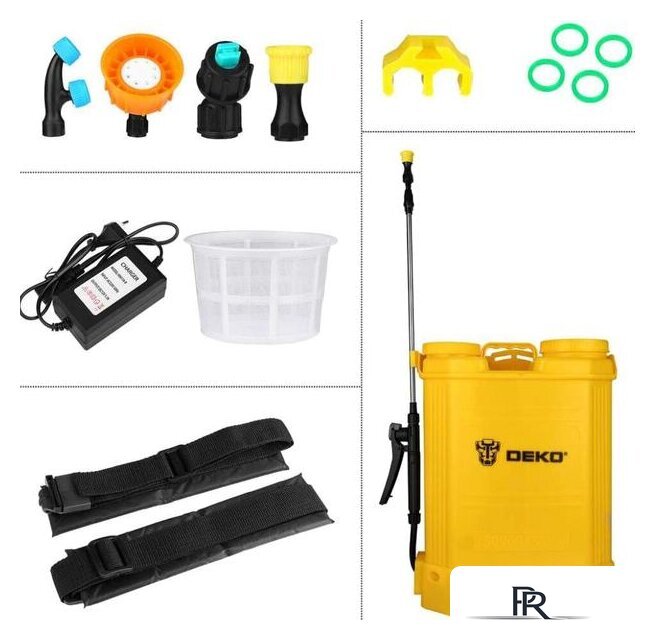 Аккумуляторный опрыскиватель Deko DKSP10 16 л - Изображение №1 — Интернет-магазин ПроЗаказ