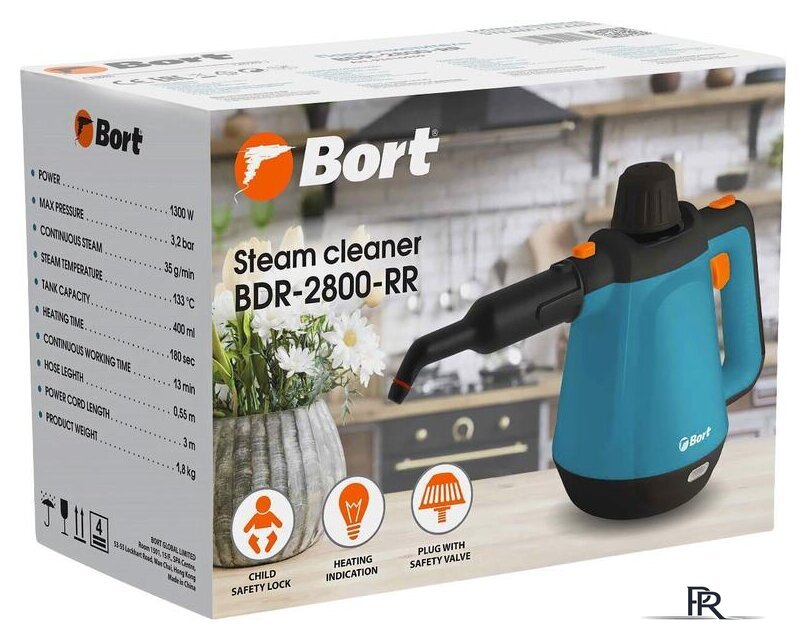 Пароочиститель Bort BDR-2800-RR - Изображение №11 — Интернет-магазин ПроЗаказ