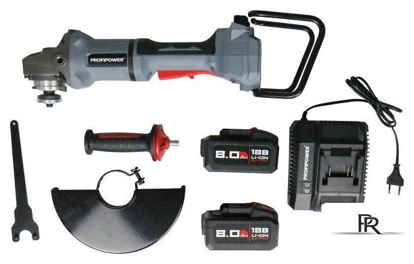 Угловая шлифмашина Profipower 40B-230 (с 2-мя АКБ, кейс) - Изображение №6 — Интернет-магазин ПроЗаказ