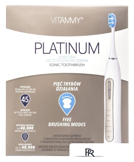 Электрическая зубная щетка Vitammy Platinum - Изображение №4 — Интернет-магазин ПроЗаказ