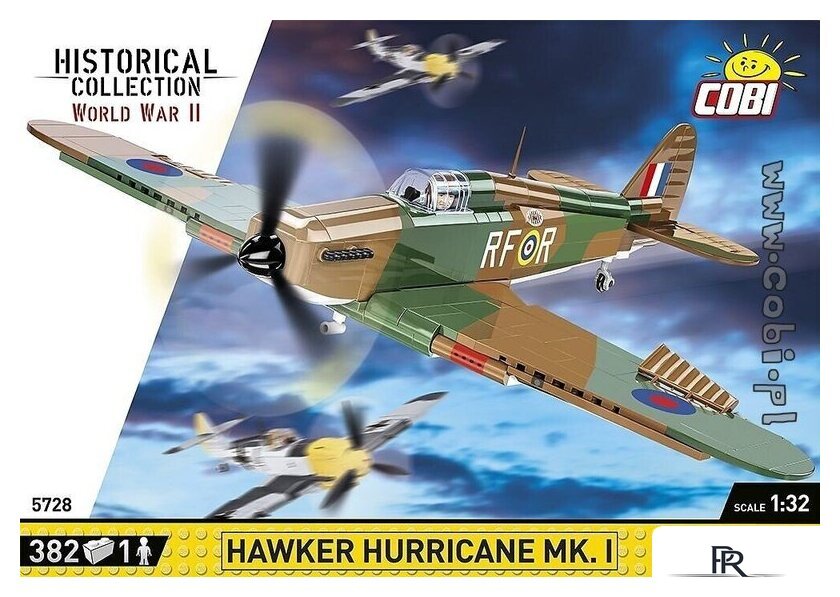Конструктор Cobi World War II 5728 Hawker Hurricane Mk.I - Изображение №2 — Интернет-магазин ПроЗаказ