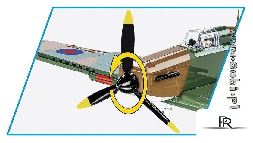 Конструктор Cobi World War II 5728 Hawker Hurricane Mk.I - Изображение №8 — Интернет-магазин ПроЗаказ