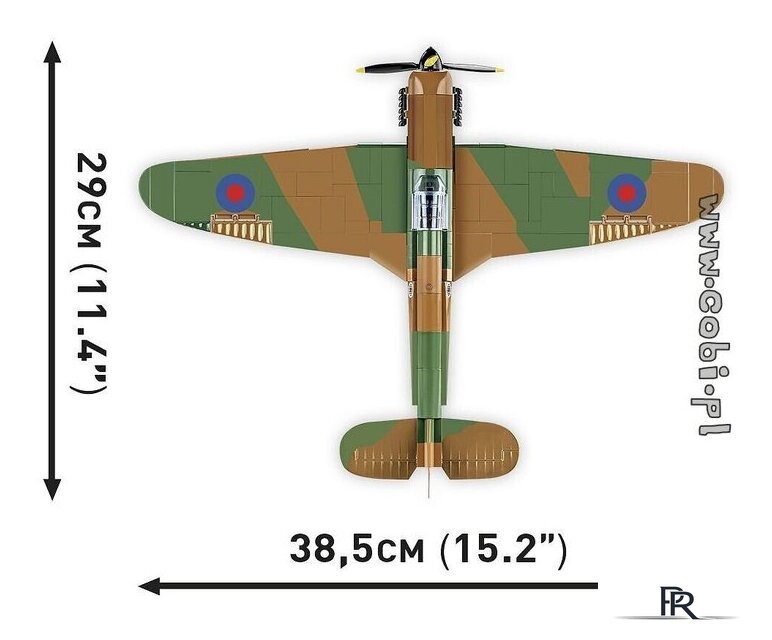 Конструктор Cobi World War II 5728 Hawker Hurricane Mk.I - Изображение №6 — Интернет-магазин ПроЗаказ