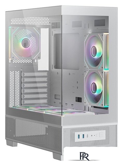Корпус XASTRA Q500 3ARGB-C10 (белый) - Изображение №2 — Интернет-магазин ПроЗаказ