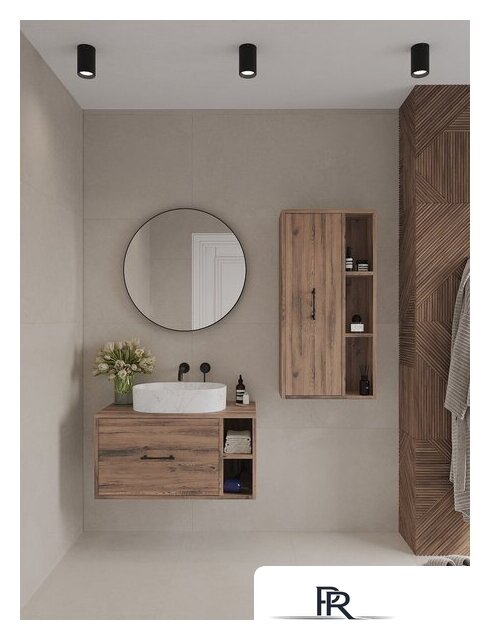  ЗОВ Тумба под умывальник Дион-Анталья 100 A100LOWC0 (дуб веллингтон) - Изображение №5 — Интернет-магазин ПроЗаказ