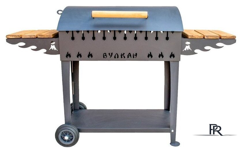 Мангал для дачи Вулкан Гриль В XL 5 мм на колесах - Изображение №1 — Интернет-магазин ПроЗаказ