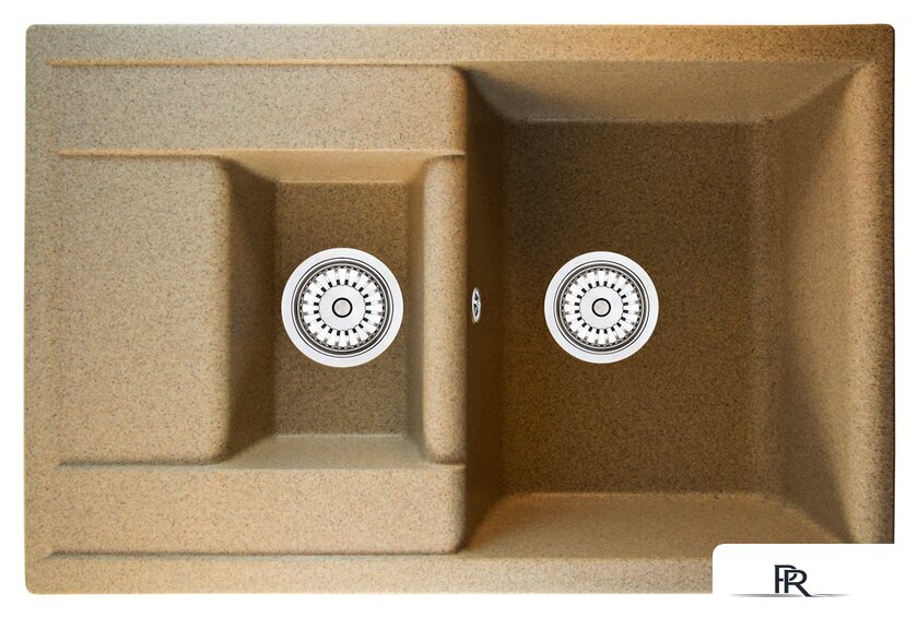 Кухонная мойка Berge BR-7612 (песочный матовый) - Изображение №1 — Интернет-магазин ПроЗаказ