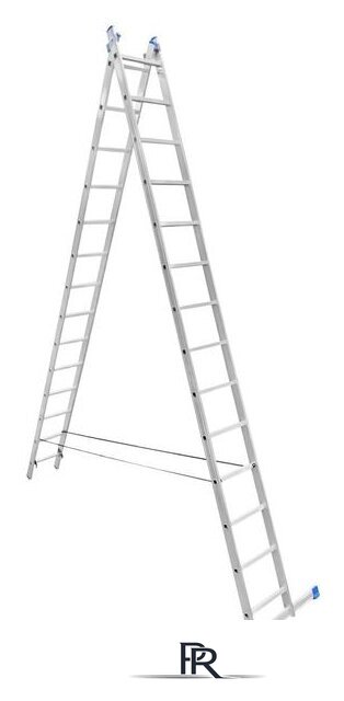 Лестница-стремянка LadderBel LS214 (2x14 ступеней) - Изображение №1 — Интернет-магазин ПроЗаказ