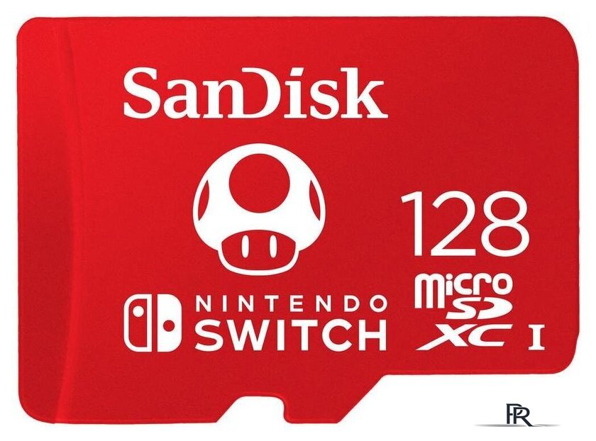 Карта памяти SanDisk Nintendo Switch Licensed Card Super Mario Edition microSDXC 128GB SDSQXAO-128G-GN3ZN - Изображение №1 — Интернет-магазин ПроЗаказ