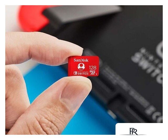 Карта памяти SanDisk Nintendo Switch Licensed Card Super Mario Edition microSDXC 128GB SDSQXAO-128G-GN3ZN - Изображение №3 — Интернет-магазин ПроЗаказ