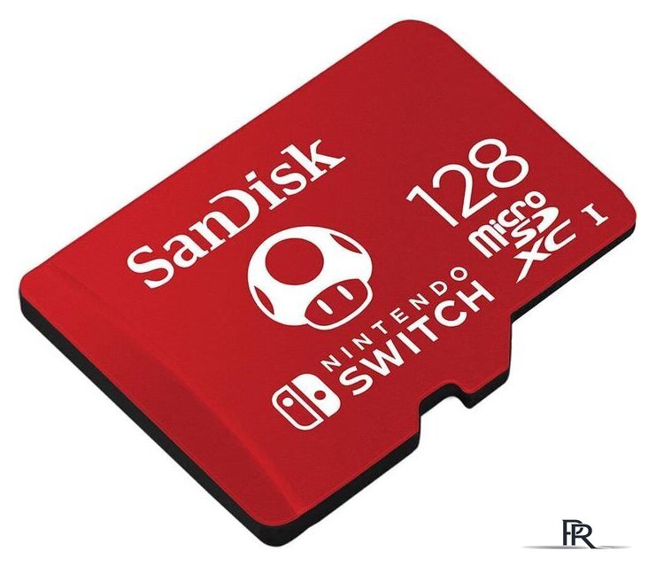 Карта памяти SanDisk Nintendo Switch Licensed Card Super Mario Edition microSDXC 128GB SDSQXAO-128G-GN3ZN - Изображение №2 — Интернет-магазин ПроЗаказ