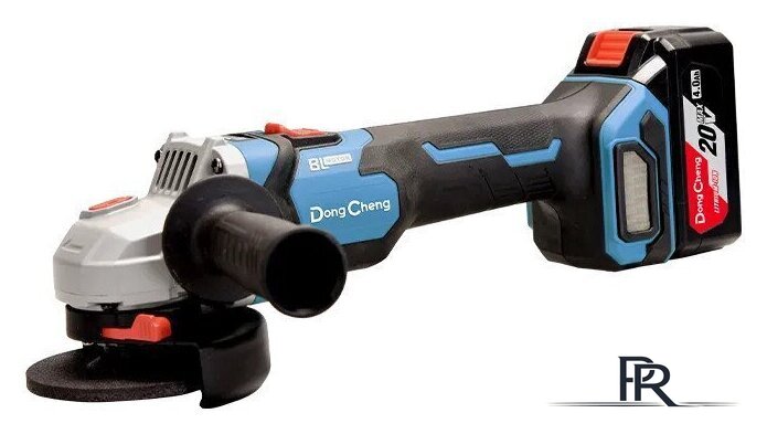 Угловая шлифмашина DongCheng DCSM03-125 Type EM (с 2-мя АКБ, кейс) - Изображение №3 — Интернет-магазин ПроЗаказ