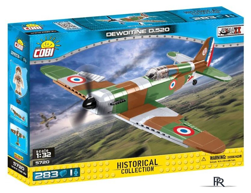 Конструктор Cobi World War II 5720 Dewoitine D.520 - Изображение №1 — Интернет-магазин ПроЗаказ