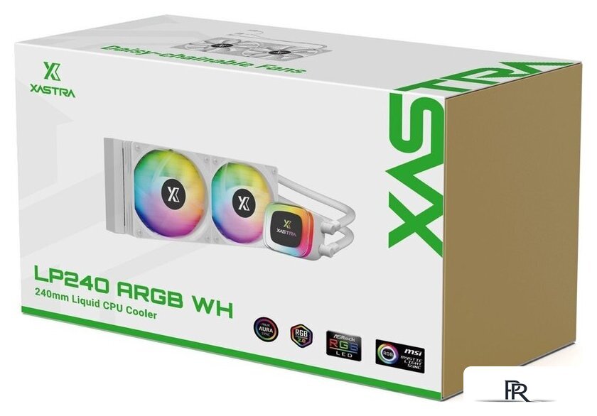 Система жидкостного охлаждения для процессора XASTRA LP240 ARGB WH - Изображение №9 — Интернет-магазин ПроЗаказ