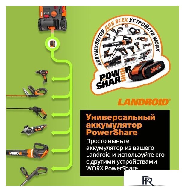 Газонокосилка-робот Worx Landroid M500 WR165E - Изображение №13 — Интернет-магазин ПроЗаказ