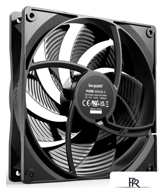 Комплект вентиляторов для корпуса be quiet! Pure Wings 3 140mm PWM HS BL138 - Изображение №4 — Интернет-магазин ПроЗаказ
