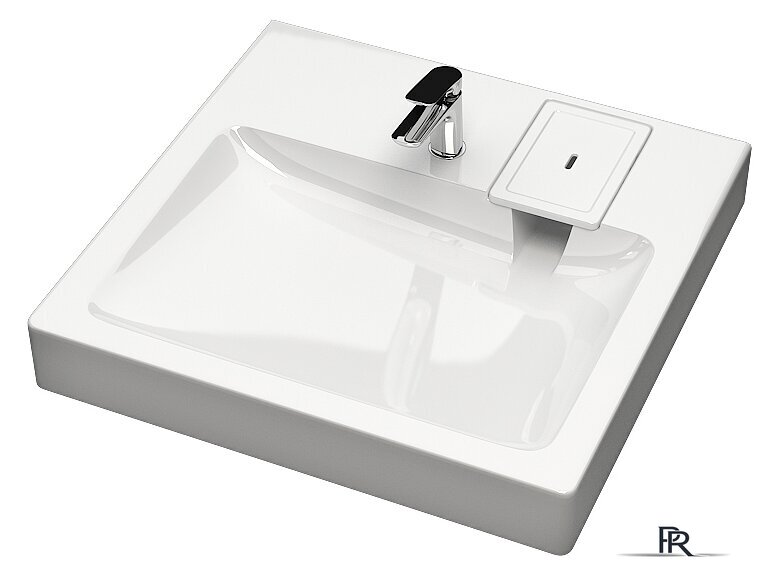 Умывальник Berge BRS-6001 Lux (с сифоном) - Изображение №1 — Интернет-магазин ПроЗаказ