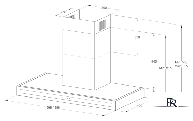 Кухонная вытяжка Korting KHC 9877 N - Изображение №2 — Интернет-магазин ПроЗаказ