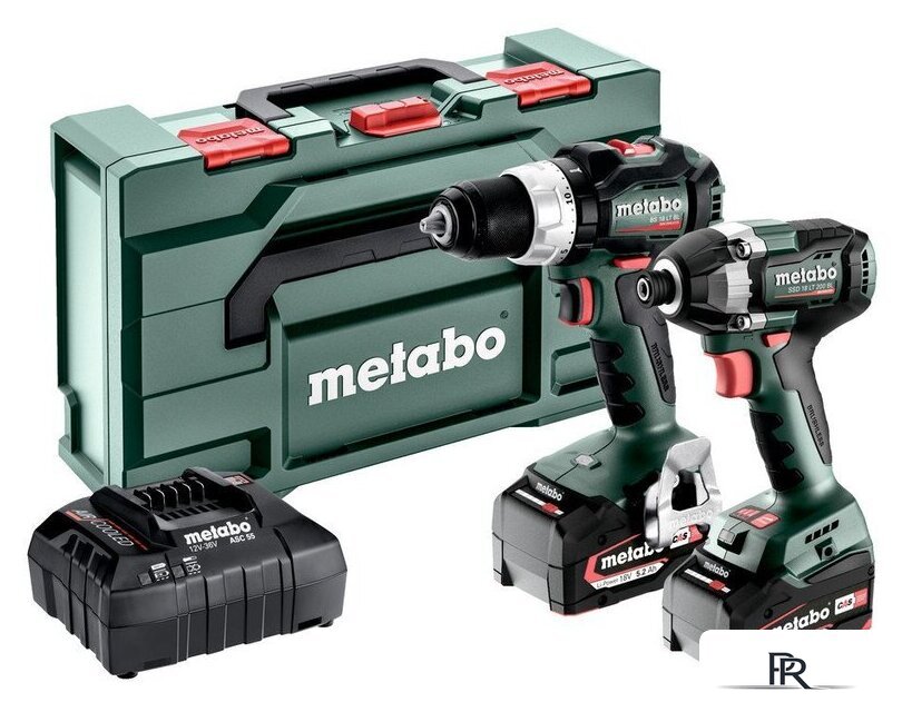  Metabo Combo Set 2.8.4 18V 685196000 (шуруповерт, винтоверт, 2 АКБ, кейс) - Изображение №1 — Интернет-магазин ПроЗаказ