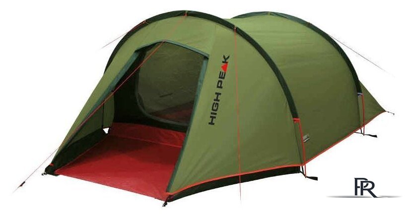 Треккинговая палатка High Peak Kite 3 10189 (зеленый) - Изображение №1 — Интернет-магазин ПроЗаказ