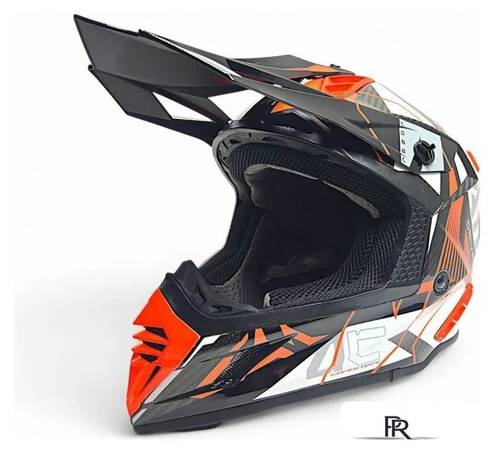 Мотошлем AIM RH855 Carbon Razor RH855R-DWR-XS (XS, белый/красный) - Изображение №2 — Интернет-магазин ПроЗаказ