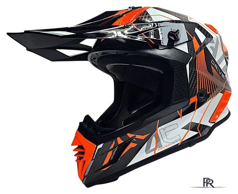 Мотошлем AIM RH855 Carbon Razor RH855R-DWR-XS (XS, белый/красный) - Изображение №1 — Интернет-магазин ПроЗаказ