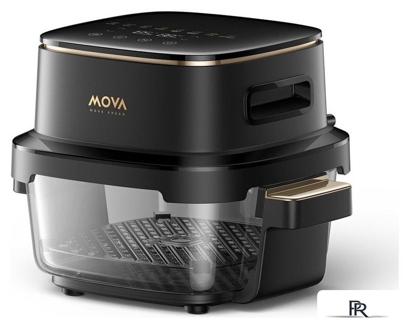 Аэрогриль (аэрофритюрница) Mova Aeroglass AF20 Pro (черный) - Изображение №2 — Интернет-магазин ПроЗаказ