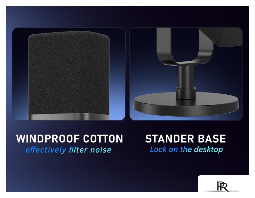 Проводной микрофон FIFINE AM8 (черный) - Изображение №8 — Интернет-магазин ПроЗаказ