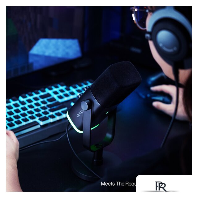 Проводной микрофон FIFINE AM8 (черный) - Изображение №7 — Интернет-магазин ПроЗаказ