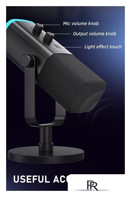 Проводной микрофон FIFINE AM8 (черный) - Изображение №11 — Интернет-магазин ПроЗаказ