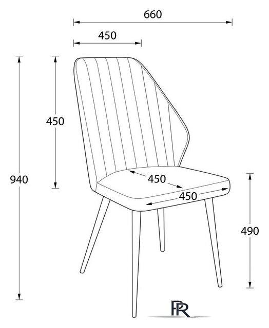 Стул Мамадома Leonard M-R1 360 (b28 Antracite Lux/черный) - Изображение №3 — Интернет-магазин ПроЗаказ