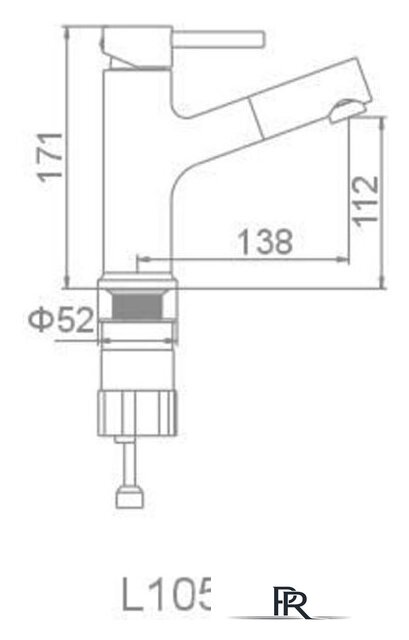 Смеситель Ledeme l1055-25 - Изображение №3 — Интернет-магазин ПроЗаказ