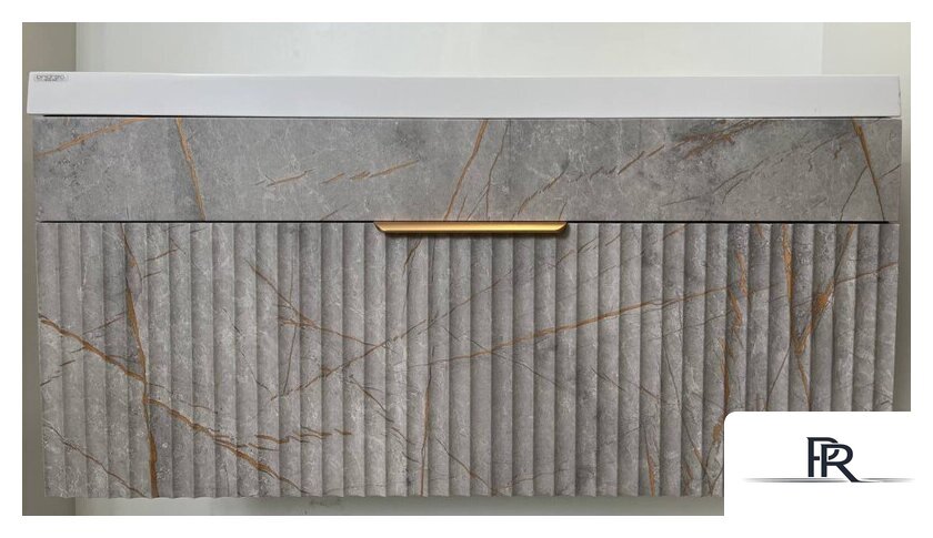  Garda Тумба под умывальник 09.106н.1000.PVC (золотой мрамор) - Изображение №5 — Интернет-магазин ПроЗаказ