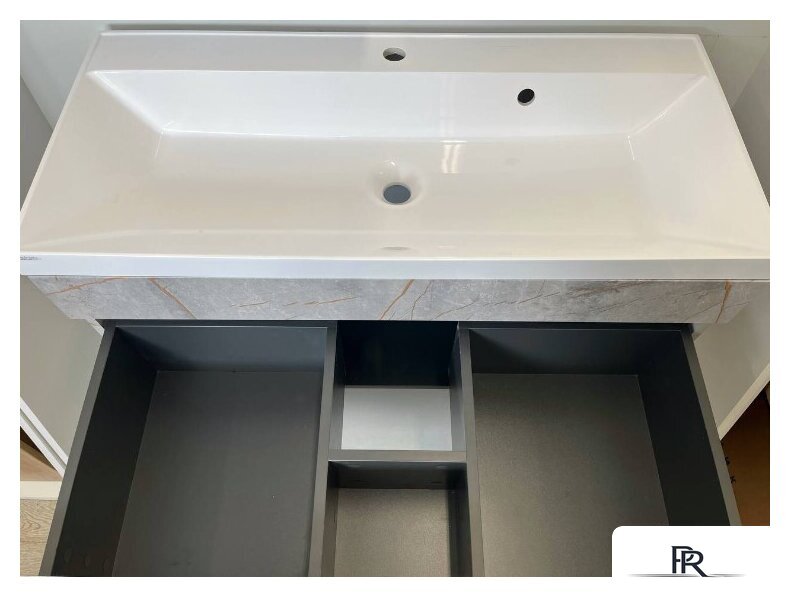  Garda Тумба под умывальник 09.106н.1000.PVC (золотой мрамор) - Изображение №2 — Интернет-магазин ПроЗаказ