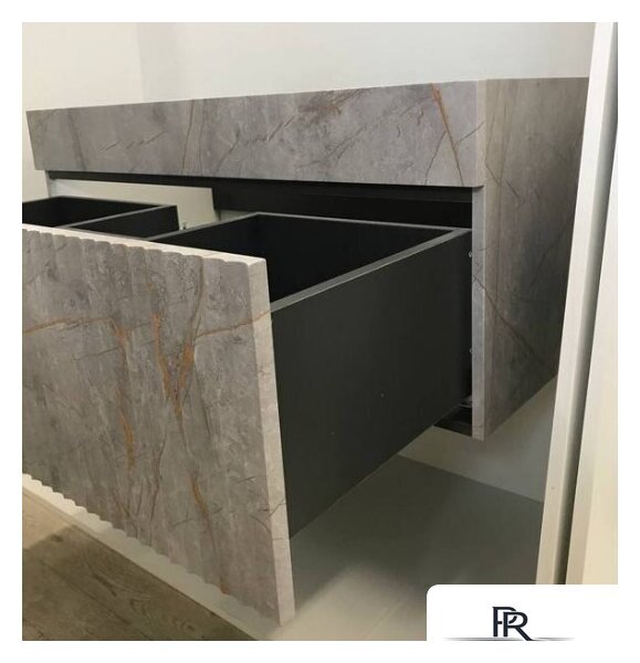  Garda Тумба под умывальник 09.106н.1000.PVC (золотой мрамор) - Изображение №3 — Интернет-магазин ПроЗаказ