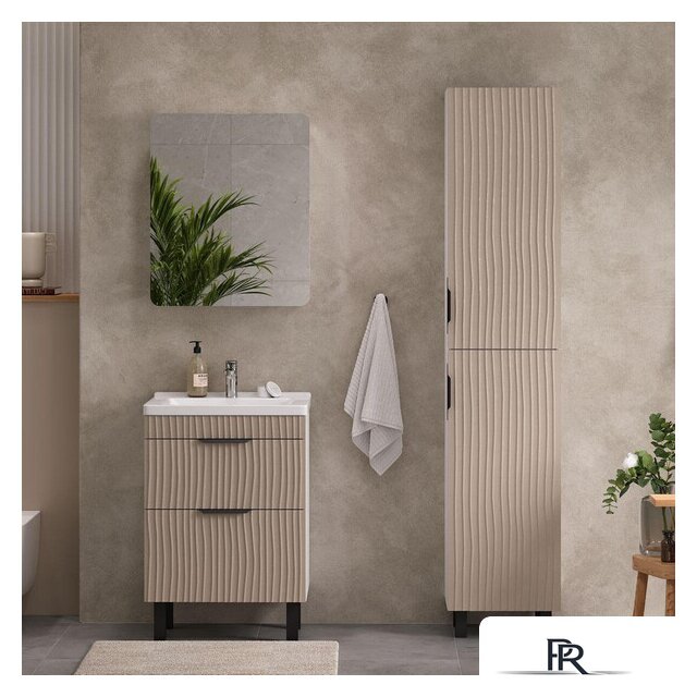  Volna Тумба под умывальник Lotty 60.2Y Миранда (латте, напольная) - Изображение №7 — Интернет-магазин ПроЗаказ