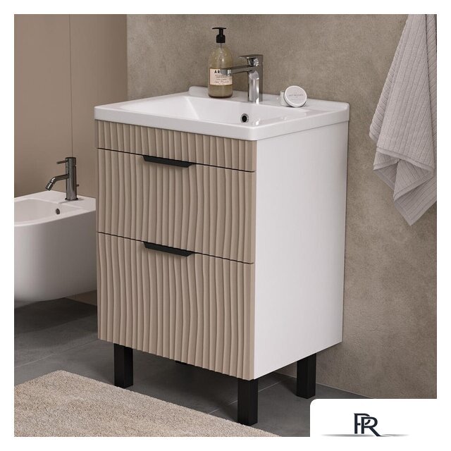  Volna Тумба под умывальник Lotty 60.2Y Миранда (латте, напольная) - Изображение №3 — Интернет-магазин ПроЗаказ