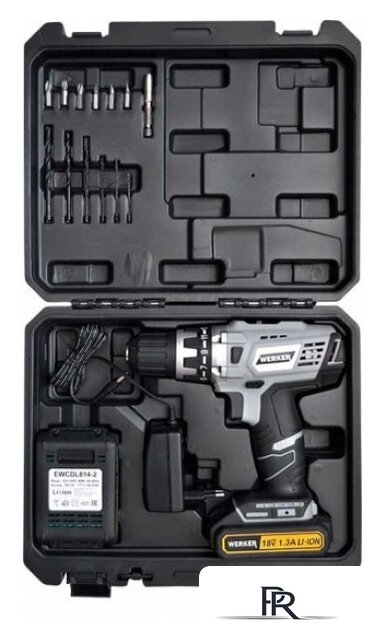 Дрель-шуруповерт Werker EWCDL 814-2 (с 2-мя АКБ, кейс) - Изображение №3 — Интернет-магазин ПроЗаказ