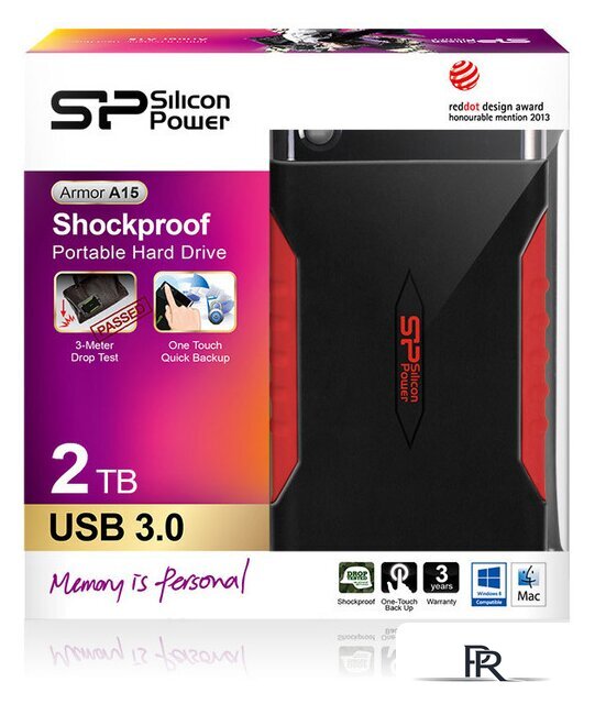 Внешний накопитель Silicon-Power Armor A15 2TB (SP020TBPHDA15S3L) - Изображение №2 — Интернет-магазин ПроЗаказ