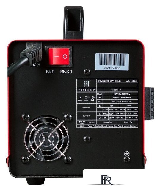 Сварочный инвертор Fubag IRMIG 220 Syn Flux - Изображение №2 — Интернет-магазин ПроЗаказ