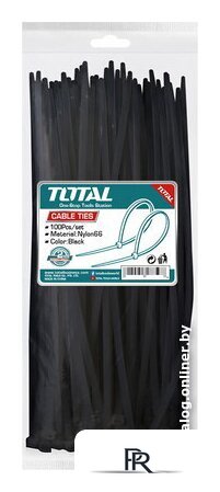 Стяжка для кабеля Total THTCTB50090 (100 шт) - Изображение №1 — Интернет-магазин ПроЗаказ