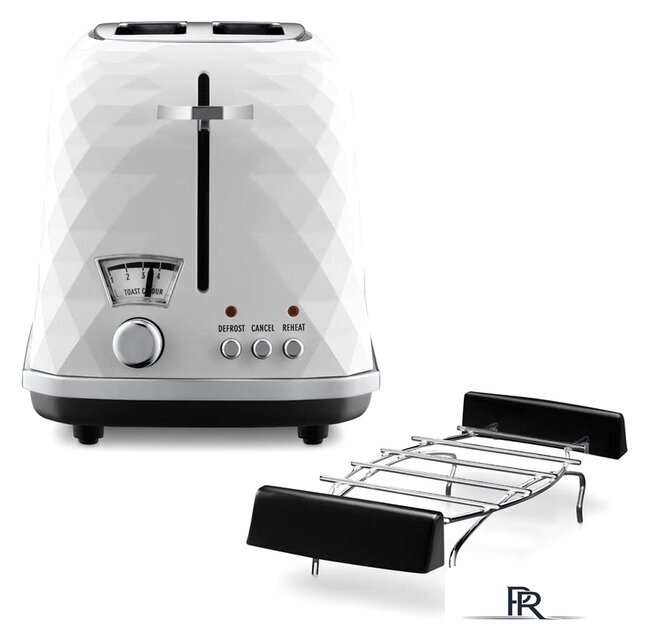 Тостер DeLonghi Brillante CTJ 2103.W - Изображение №3 — Интернет-магазин ПроЗаказ