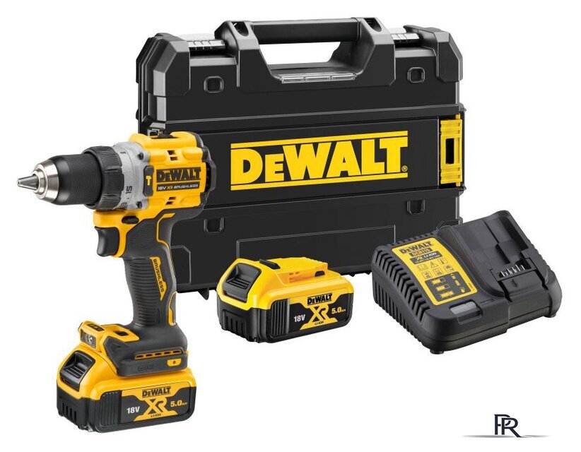 Ударная дрель-шуруповерт DeWalt DCD805P2T (с 2-мя АКБ, кейс) - Изображение №1 — Интернет-магазин ПроЗаказ