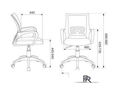 Офисное кресло Бюрократ CH-695NLT (черный/темно-серый) - Изображение №6 — Интернет-магазин ПроЗаказ