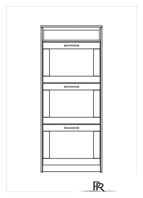 Тумба для обуви Mio Tesoro Сириус 143х60 2.02.10.440.1 (белый) - Изображение №4 — Интернет-магазин ПроЗаказ