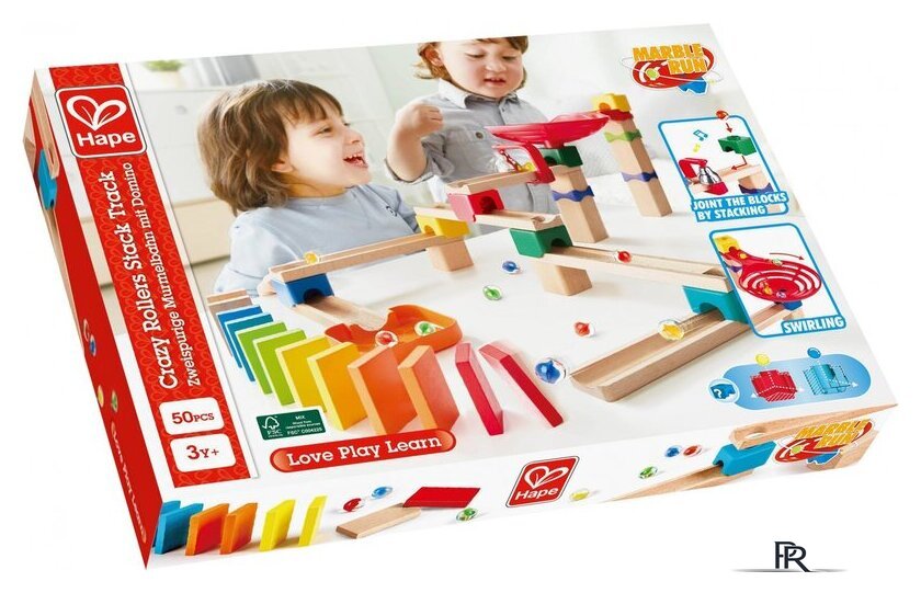Конструктор Hape Crazy Rollers Stack Track E1102 - Изображение №1 — Интернет-магазин ПроЗаказ
