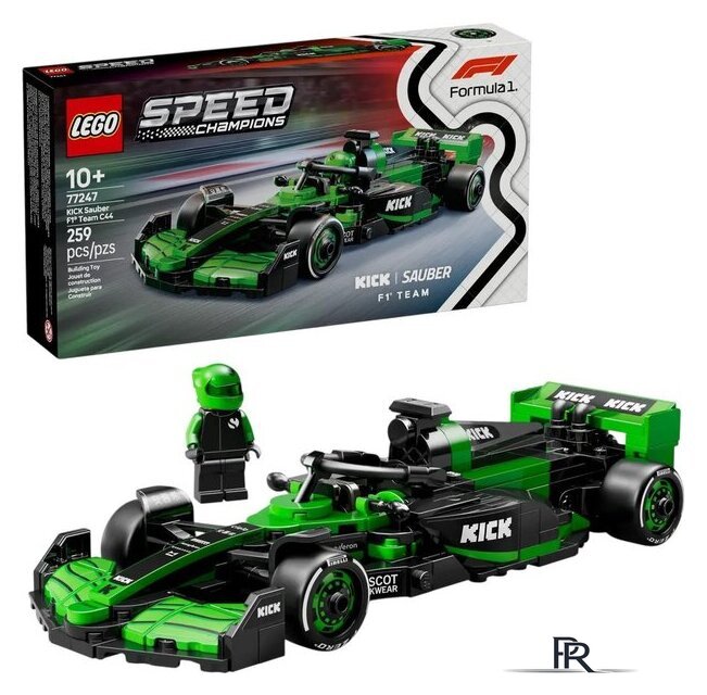 Конструктор LEGO Speed Champions 77247 Гоночный автомобиль KICK Sauber F1 Team C44 - Изображение №1 — Интернет-магазин ПроЗаказ