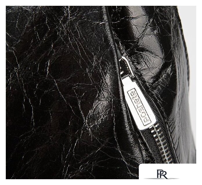 Городской рюкзак Poshete 892-H8179ZL-BLK (черный) - Изображение №5 — Интернет-магазин ПроЗаказ