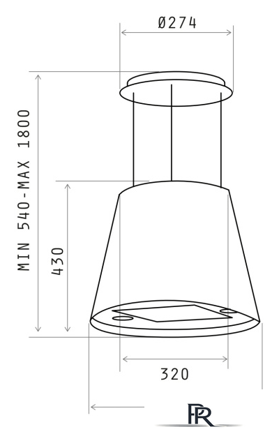 Кухонная вытяжка Elica Juno IX/F/50 [PRF0071970] - Изображение №3 — Интернет-магазин ПроЗаказ